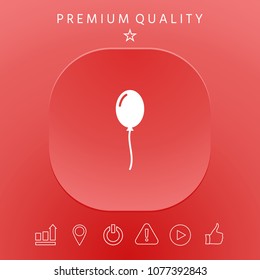 Balloon symbol icon