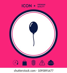 Balloon symbol icon