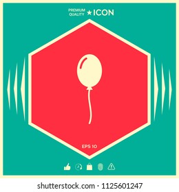 Balloon symbol icon