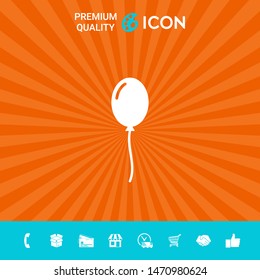 Balloon symbol icon. Element for your design