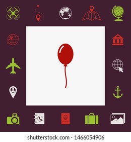 Balloon symbol icon. Graphic elements for your design