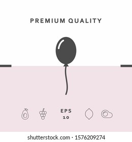 Balloon symbol icon. Graphic elements for your design