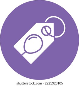 Balloon tag Vector Icon which is suitable for commercial work and easily modify or edit it
