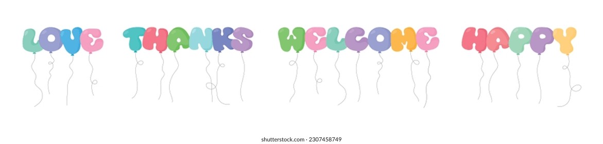 Texto en globo en ilustración vectorial de estilo caricatura aislada en blanco