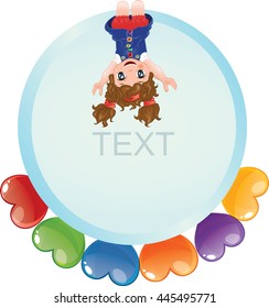Balloon Text Message Vector