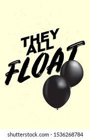 balloon tshirt design vector illustration