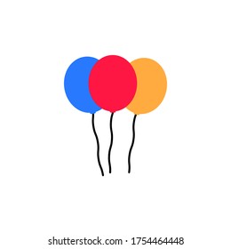 balloon vector design template illustration