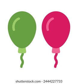 Balloon Vector Flat Icon Design
