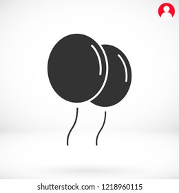 balloon vector icon 
