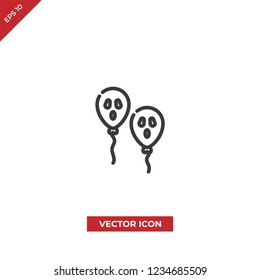 Balloon vector icon