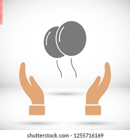 balloon vector icon 
