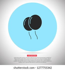 balloon vector icon 