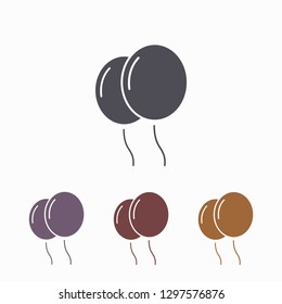 balloon vector icon 