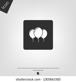 Balloon vector icon