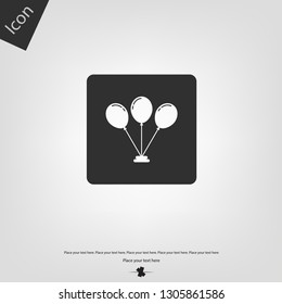 Balloon vector icon