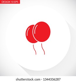 balloon vector icon 