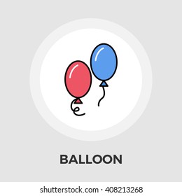 Balloon vector icon.