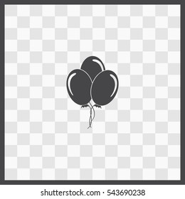 Balloon vector icon. Isolated illustration. Business picture.