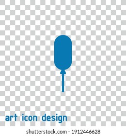 balloon vector icon on an abstract background