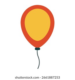 Ballon, Vektorsymbol auf Weiß
