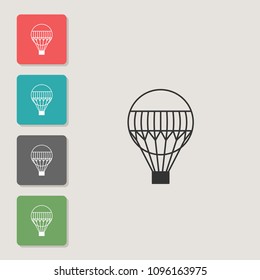 Balloon - vector icon. Symbol for web, infographics, print design and mobile UX/UI kit. Vector illustration, EPS10.