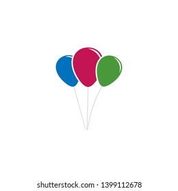 Balloon vector icon template design