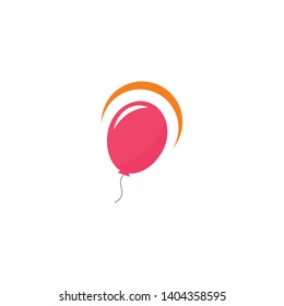 Balloon vector icon template design 