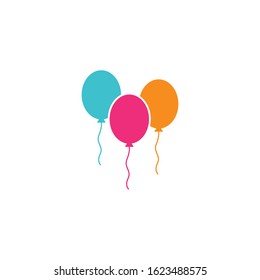 Balloon vector icon template design 