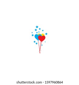 balloon vector illustration design icon logo template