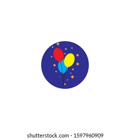 balloon vector illustration design icon logo template
