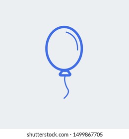 Balloon vector illustration icon symbol