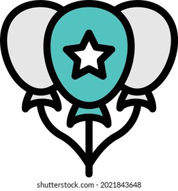 balloon vector illustration isolated on a transparent background . colour vector icons for concept or web graphics.