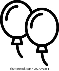 ilustración vectorial de globo aislada en un fondo transparente. iconos vectoriales de color para el concepto o los gráficos web.