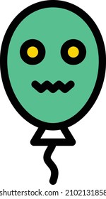 ilustración del vector de globo en un fondo transparente. Símbolos de calidad premium. Icono vectorial de trazo para el concepto y diseño gráfico.