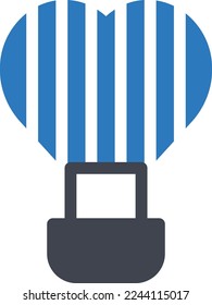 balloon Vector illustration on a transparent background. Premium quality symmbols. Glyphs vector icons for concept and graphic design. 
