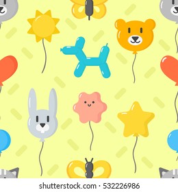 Balloon vector illustration pattern