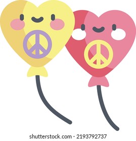 balloon vector on white background. isolated Vector icon