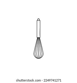 Balloon whisk for mixing and whisking icon vector graphics