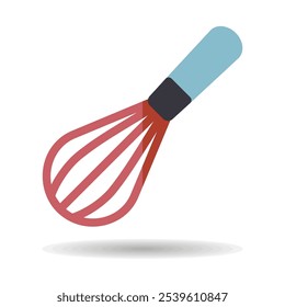 Balloon whisk for mixing and whisking vector icon. Kitchen appliance. Graph symbol for cooking web site design, logo, app, UI