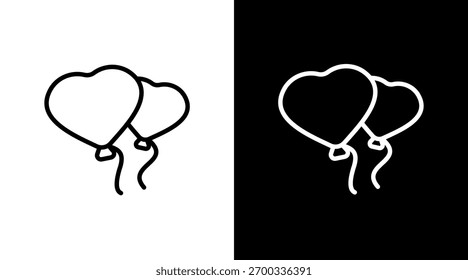Entwurf des weißen Ballonsymbolsatzes