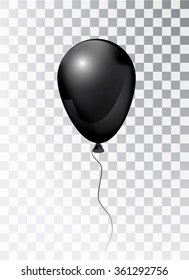 Balloon white on transparent background. Pearl frosted. Balloon. Vector elements for your design. Map. Red balloon in the air. 3d. 