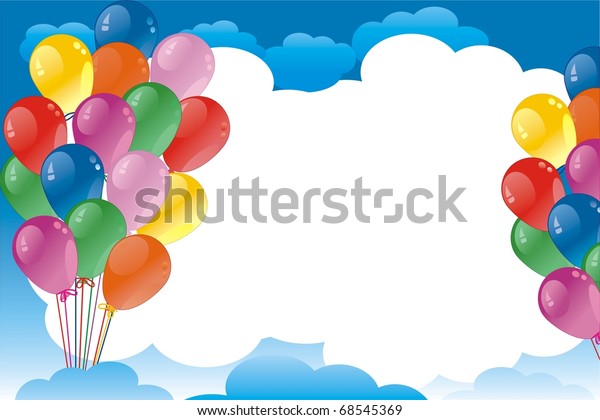 Balloons Stock Vector (Royalty Free) 68545369