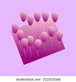 balloons from the abyss, concept background