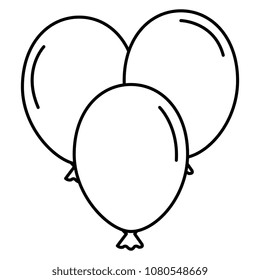 balloons air celebration icon