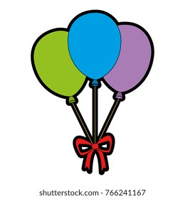 balloons air celebration icon