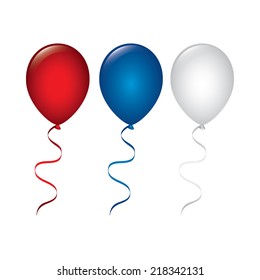 balloons air graphic design , vector illustration