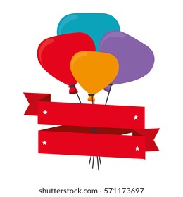 balloons air party card