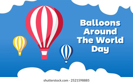 Globos alrededor del Día Mundial con globos aerostáticos