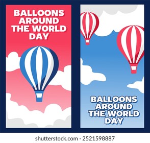 Globos alrededor del Día Mundial con globos aerostáticos