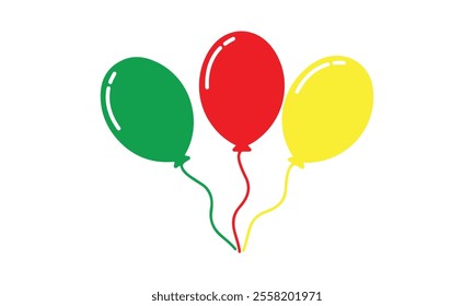 balloons art vector illustration  Balloon Party Icon Celebration Happy Birthday